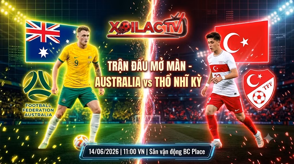 Nhận định Australia vs Thổ Nhĩ Kỳ lượt trận mở màn bảng D World Cup 2026.